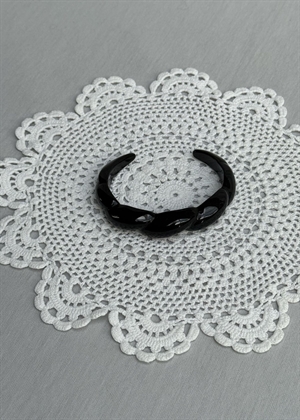 Vanessa resin bracelet Black Pico 